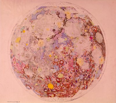 Mapa geológico de la luna, 1967 de Unbekannt