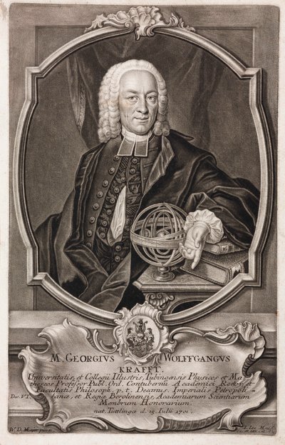 Georg Wolfgang Krafft, matemático alemán de Unbekannt