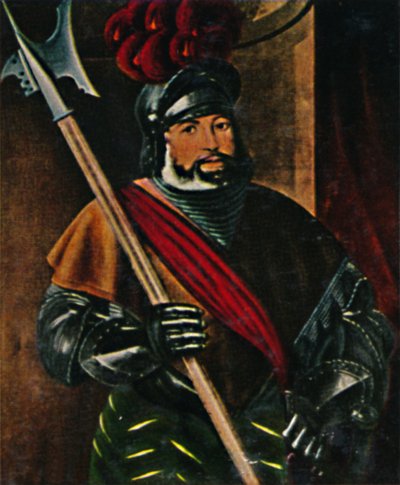 Georg von Frundsberg - Pintura de Amburger de Unbekannt