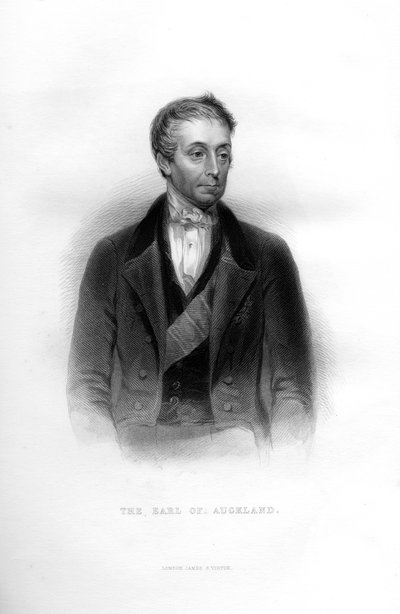 George Eden, 1er Conde de Auckland, Gobernador General de la India, siglo XIX de Unbekannt