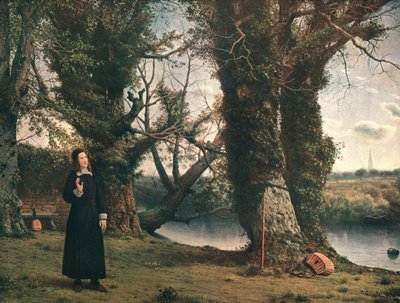George Herbert en Bemerton, Salisbury, 1860 de Unbekannt