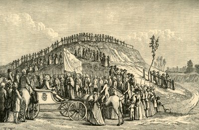 Jorge III y la Reina Carlota en Eton Montem, 1778, 1911 de Unbekannt