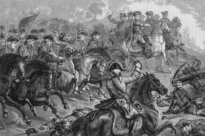 Jorge II en Dettingen, 27 de junio de 1743 de Unbekannt