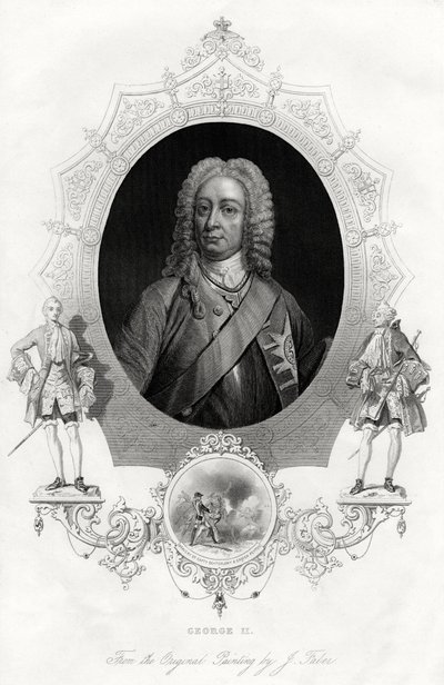 Jorge II, Rey de Gran Bretaña e Irlanda, 1860 de Unbekannt
