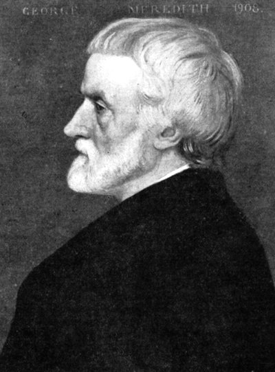George Meredith, novelista y poeta inglés de Unbekannt