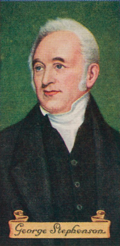 George Stephenson, de una serie de tarjetas de cigarrillos, 1935 de Unbekannt