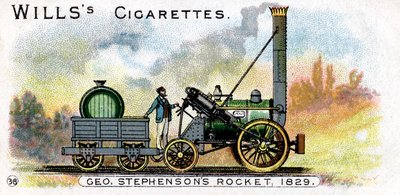 Locomotora Rocket de George Stephenson, 1829 de Unbekannt