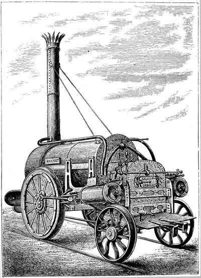 La locomotora Rocket de George Stephenson de Unbekannt