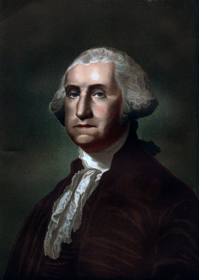 George Washington 1732-1799, primer presidente de los Estados Unidos de América, 1837 de Unbekannt