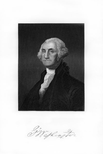 George Washington, el primer presidente de los Estados Unidos, 1872 de Unbekannt