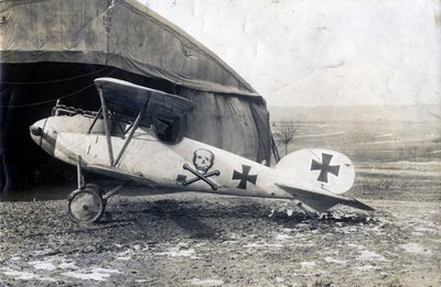 Albatros DV alemán, Souilly, Francia, 2 de enero de 1918 de Unbekannt