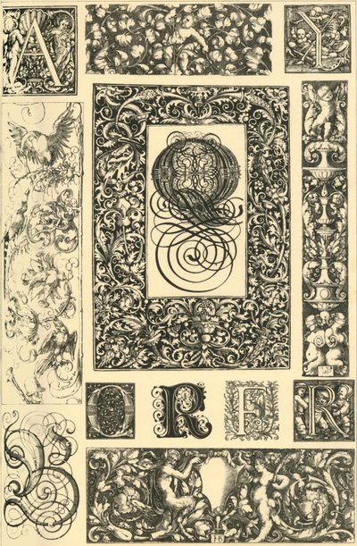 Ornamentos tipográficos del Renacimiento alemán, 1898 de Unbekannt