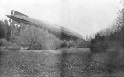 Zeppelin alemán L49 derribado y capturado intacto por los franceses, 20 de octubre de 1917 de Unbekannt