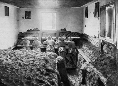 Posición defensiva alemana en el Vístula, Polonia, Primera Guerra Mundial, 1915 de Unbekannt