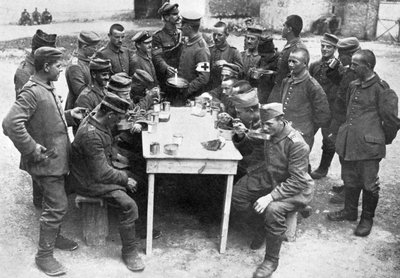 Prisioneros de guerra alemanes, Primera Guerra Mundial, 1914-1918, c1920 de Unbekannt
