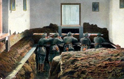 Soldados alemanes durante la Primera Guerra Mundial, c1916 de Unbekannt
