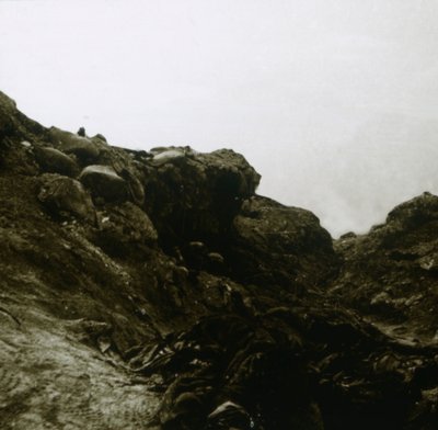 Trinchera alemana, Combles, norte de Francia, c1914-c1918 de Unbekannt