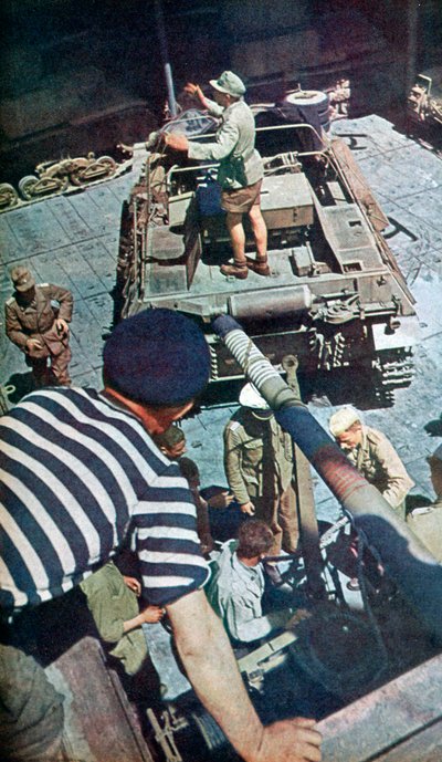 Armas y municiones alemanas llegan al norte de África, 1942 de Unbekannt