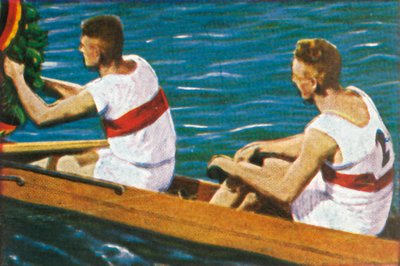 Ganadores alemanes de los pares sin timonel, 1928 de Unbekannt
