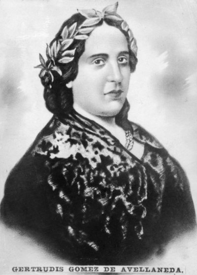 Gertrudis Gómez de Avellaneda, escritora y activista política cubana nacida en España, c1910 de Unbekannt