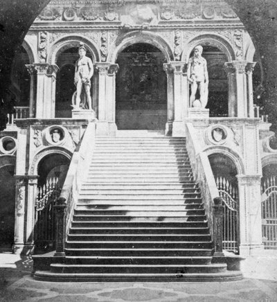 Escalera de los Gigantes, Palacio Ducal, Venecia, Italia, finales del siglo XIX o principios del siglo XX de Unbekannt