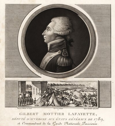 Gilbert Mottier Lafayette, diputado de Augergne a los Estados Generales de Unbekannt