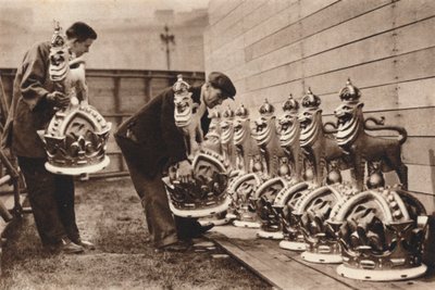 Coronas doradas para el Mall, 1937 de Unbekannt