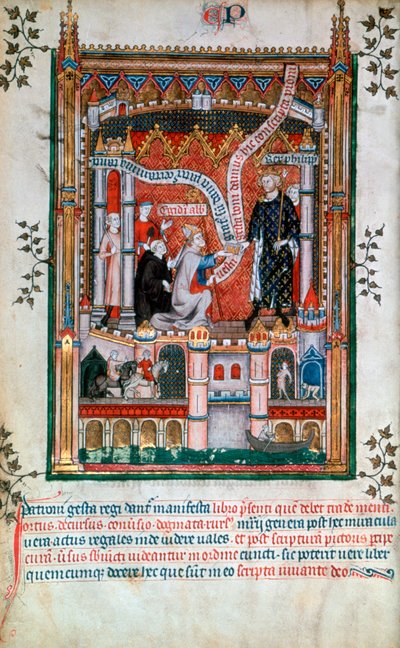 Gilles de Pontoise, abad de St Denis, 1317 de Unbekannt