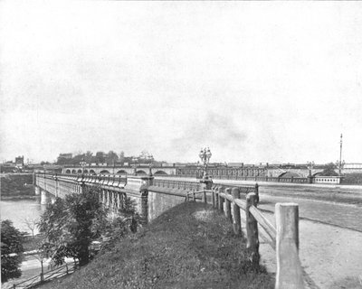 Puente de la Avenida Girard, Filadelfia, EE.UU., c. 1900 de Unbekannt