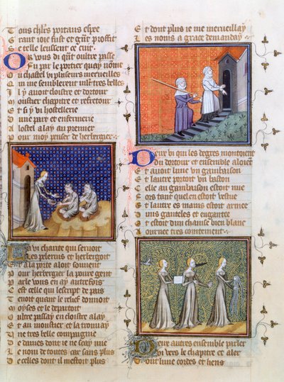 Dando limosna, 1393 de Unbekannt