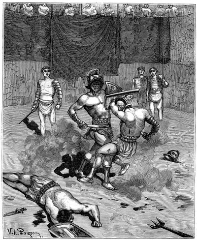 Combate de gladiadores, 1882-1884 de Unbekannt