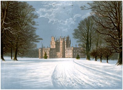 Castillo de Glamis, Angus, Escocia, hogar del Conde de Strathmore, c. 1880 de Unbekannt