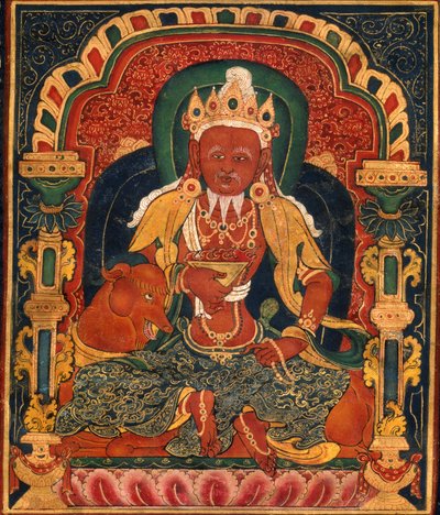 Dios del fuego, Agni, del Mandala del Buda de la Medicina de Unbekannt