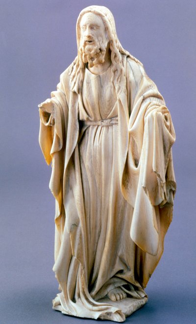 Dios el Padre, Anónimo flamenco de marfil, 1400-1425 de Unbekannt