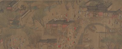 Subiendo el río en el Festival Qingming de Unbekannt