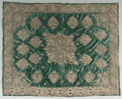Cubierta bordada con hilo de oro, 1800s de Unbekannt