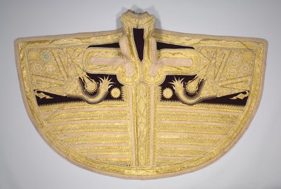 Prenda bordada con hilo de oro para una mujer, finales de 1800 de Unbekannt