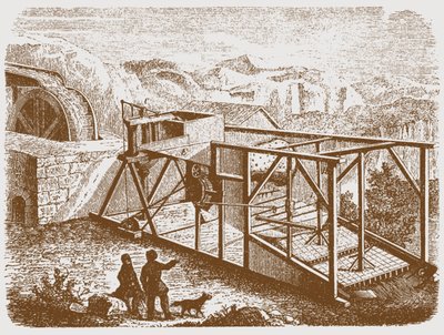 Minería de oro en los Urales, mediados del siglo XIX de Unbekannt