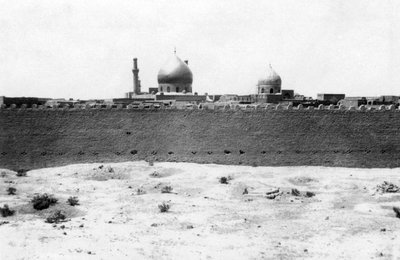 Cúpula dorada de la mezquita de Samarra, Mesopotamia, 1918 de Unbekannt