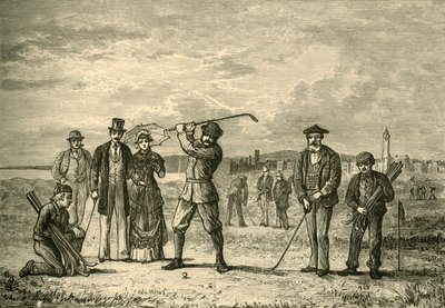 Golf en los Links, 1898 de Unbekannt