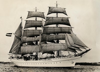 Gorch Fock por Primera Vez a Toda Vela, 1933 de Unbekannt
