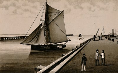 Muelle de Gorleston, c1880 de Unbekannt