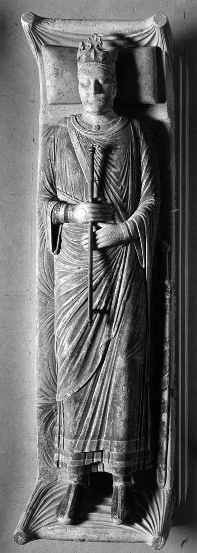 Arte gótico: Rey Enrique II de Inglaterra (1133-1189) yacente en la Abadía de Fontevrault (Fontevraud) (Maine et Loire) de Unbekannt