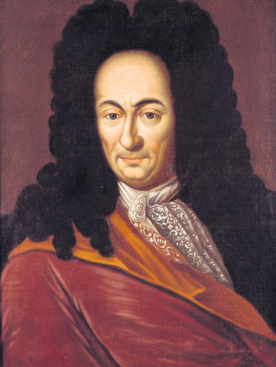 Gottfried Wilhelm Leibniz 1646-1716, c. 1710 de Unbekannt