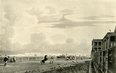 Casa de Gobierno, desde Chowringhee, 1820 de Unbekannt