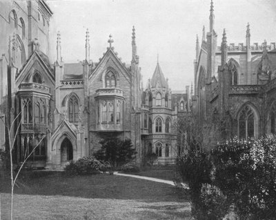 Iglesia de la Gracia y Rectoría, Nueva York, EE.UU., c1900 de Unbekannt
