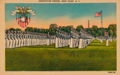 Desfile de graduación, West Point, Nueva York, c. 1940s de Unbekannt