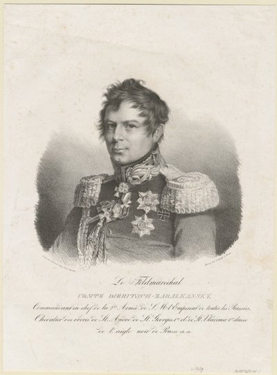 Graf Iván Ivánovich Diebitsch-Zabalkansky, 1829 de Unbekannt
