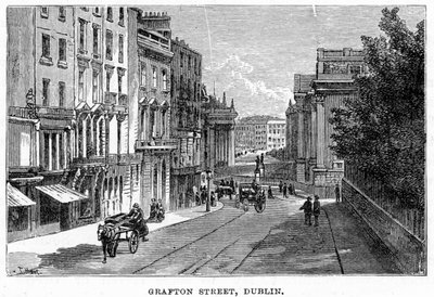 Calle Grafton, Dublín, siglo XIX de Unbekannt
