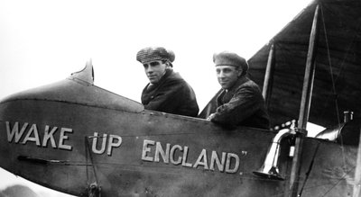 Graham White y RT Gates, pioneros aviadores británicos de Unbekannt